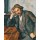 Paul Cézanne, Der Raucher mit aufgestütztem Arm (Le fumeur accoudé). 1890