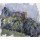 Paul Cézanne, Das schwarze Haus (Le Chateau Noir). Um 1904