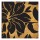 Kristin Emery, BLACK AND GOLD FLORA I