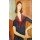 Amadeo Modigliani, Jeanne Hebuterne (mit Halstuch). 1919