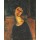 Amadeo Modigliani, Jeanne Hebuterne (Das Porträt zeigt die Geliebte und spätere Ehefrau des Künstlers.). Um 1916-17