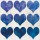 Kimberly Allen, WATERCOLOR HEARTS III