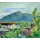 August Macke, Frühlingslandschaft in Tegernsee. 1910