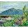 August Macke, Frühlingslandschaft in Tegernsee. 1910