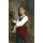 Elizabeth Jane Gardner Bouguereau, Junges Mädchen mit einem Korb mit Trauben.