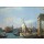 Canaletto (Giovanni Antonio Canal), Die Dogana in Venedig. Um 1724/30