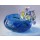 Zoest, Hortensia in blauw glas