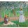 Claude Monet, Im Garten von Giverny: Blanche Hoschedé an der Staffelei und Suzanne Hoschedé beim Lesen. 1887