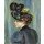 Pierre-Auguste Renoir, Junge Frau mit schwarzem Hut (Jeune femme au chapeau noir). 1895