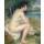 Pierre-Auguste Renoir, Badende, sich den Fuß abtrocknend. 1883