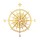 Victoria Brown, GOLD FOIL COMPASS