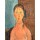 Amadeo Modigliani, Mädchen mit Zöpfen. 1918