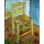 Vincent van Gogh, Van Gogh's Stuhl in Arles mit Pfeife. 1888/89.