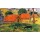 Paul Gauguin, Hund vor strohgedeckten Hütten. 1892.