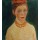 Paula Modersohn-Becker, Selbstbildnis mit rotem Kranz im Haar