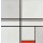 Piet Mondrian, Komposition Grau-Rot