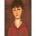 Amedeo Modigliani, Frontal portrait of the young woman
