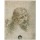 Leonardo da Vinci, Kopf Christi mit einer an den Haaren ziehenden Hand