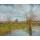Camille Pissarro, Landschaft mit überschwemmten Feldern