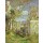 Camille Pissarro, Bäuerin mit Schubkarre, Maison Rondest, Pontoise (Landschaf