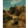 Arnold Böcklin, Felsiges Bergland mit Brücke