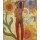 Paul Gauguin, Nackte Frauenfigur mit Sonnenblumen (od. Karibische Frau)