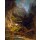 Carl Spitzweg, Mühle in Waldschlucht mit einer Figur