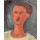 Amedeo Modigliani, Kopf einer Frau