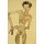 Egon Schiele, Aktselbstbildnis, grimassierend