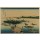 Katsushika Hokusai, small boats poling toward Tsukudajima