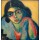 Alexej von Jawlensky, Schwarze Haare in gelbem Hintergrund 