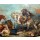 Eugene Delacroix, Attila suivi de ses hordes barbares, foule (…)