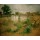 Carl Larsson, Landschaftsstudie aus Barbizon
