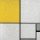 Piet Mondrian, Komposition mit Doppellinie und Gelb und Grau