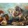 Eugene Delacroix, Attila suivi de ses hordes barbares, foule (…)
