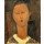 Amedeo Modigliani, Junge Frau mit weißem Kragen