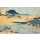 Katsushika Hokusai, Evening Moon at Izumizaki 