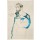 Egon Schiele, Gustav Klimt in his blue work smock