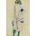 Egon Schiele, Stehendes Mädchen mit blauem Kleid und grünen Strümpfen, Rückenansicht