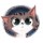 cirodelia, cara de gato ilustracion