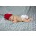 converse677, newborn baby is lying on fabric gray,6 week old