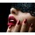 Subbotina Anna, Beautiful Woman with Black Lace mask over her Eyes