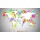 z0r0z, Worldmap White Splash - Weltkarte