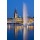 IndustryAndTravel, Hamburg Alster Fountain At Night