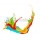 Jag_cz, Colored splashes on white background