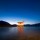 eyetronic, Miyajima Japan mit rotem Torii des Itsukushima Schreins