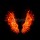 artnovielysa, Fire burning wings