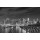 MaciejBledowski, Black and white photo of Manhattan waterfront at night, NYC, USA