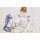 Egon Schiele, Sitzende Frau mit violetten Strümpfen