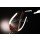 MAURO, glass with red wine on dark background
